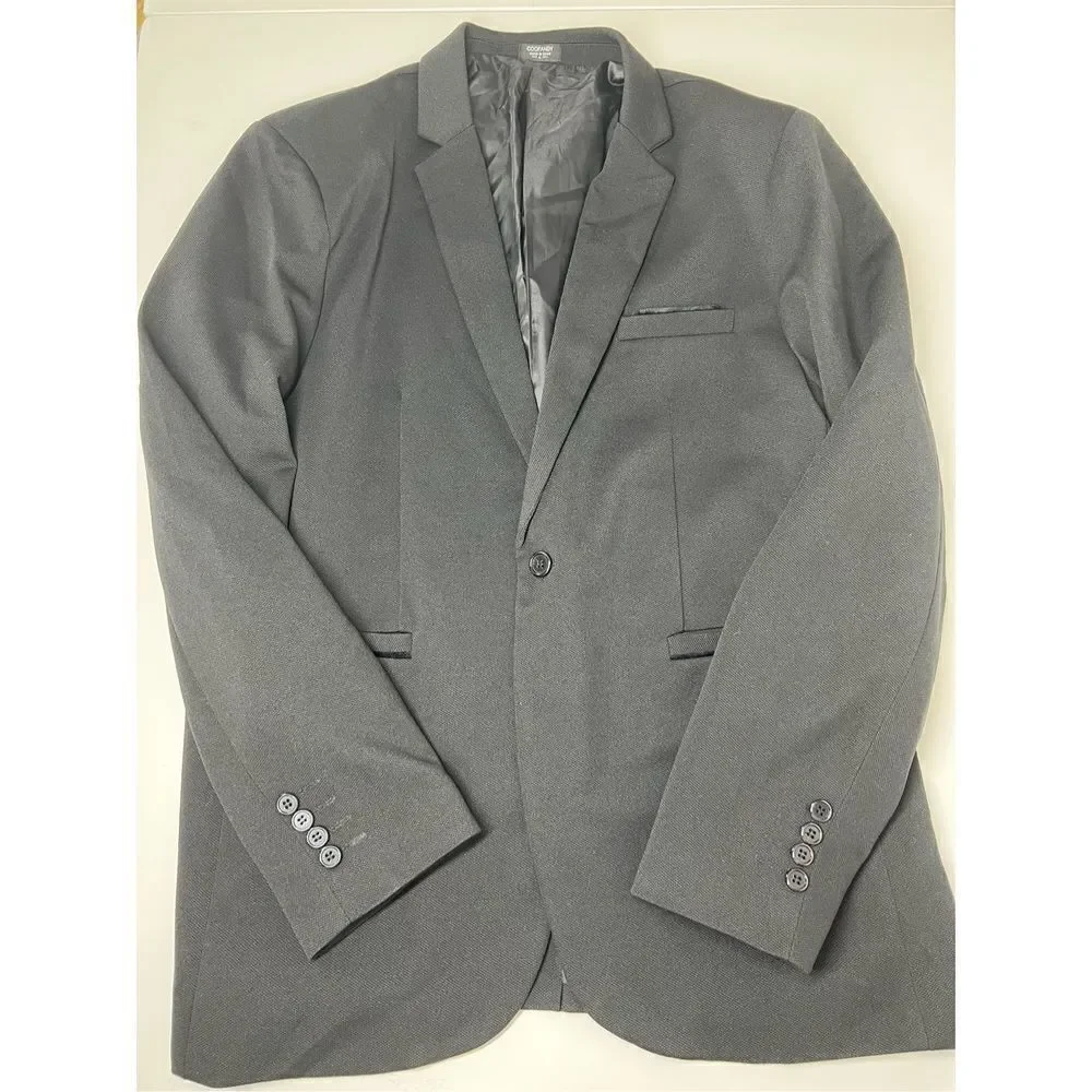 Goofandy Black Blazer One button Size L